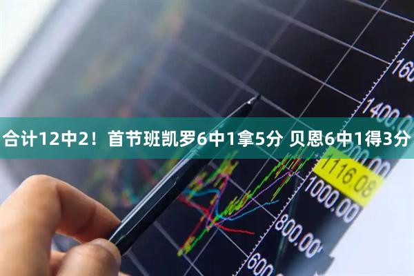 合计12中2！首节班凯罗6中1拿5分 贝恩6中1得3分